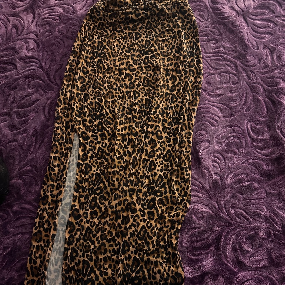Leopard Print Women's Skirt